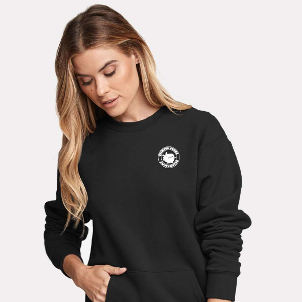 Crewneck Sweatshirt with Pouch Pocket | Crimson Creek Smokehouse