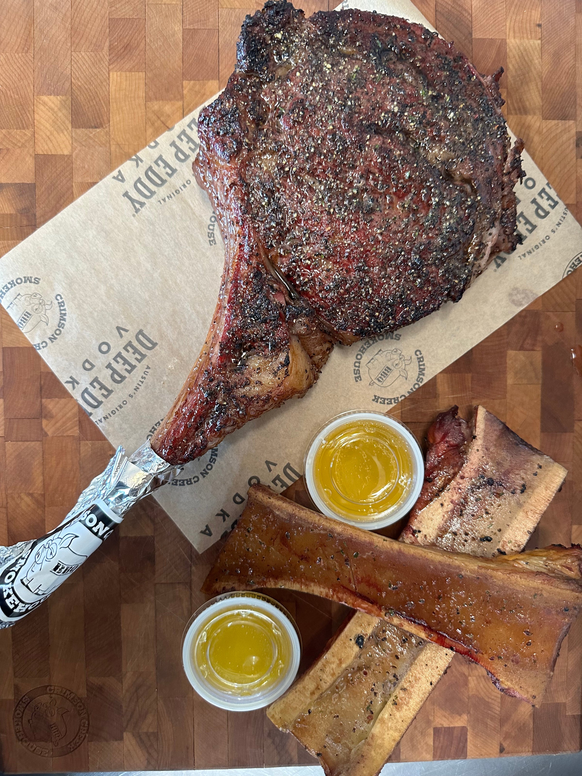 Tomahawk Ribeye Steak Approx 3lbs Crimson Creek Smokehouse